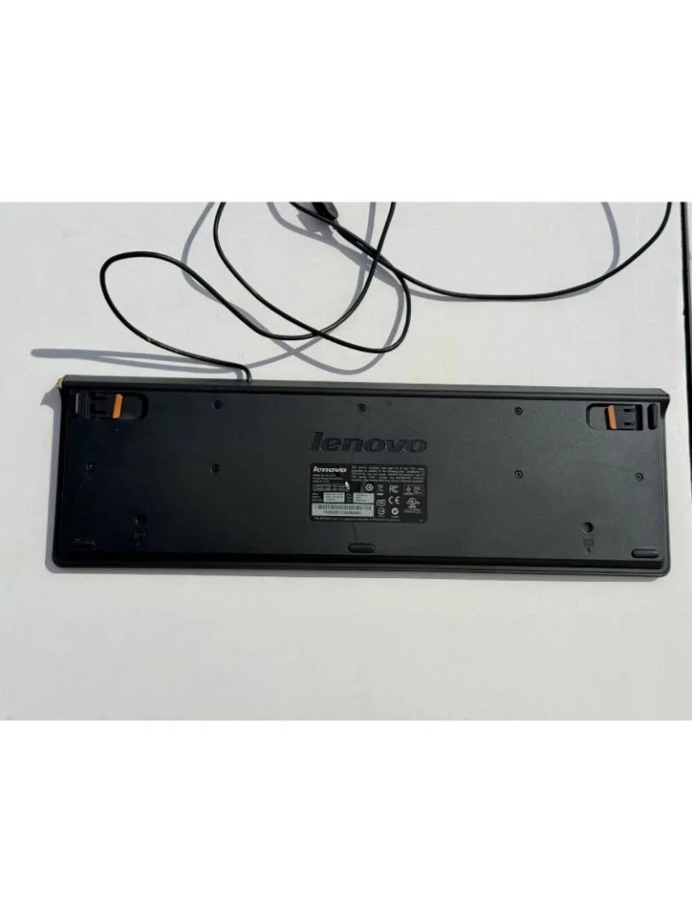 Lenovo KU-1153 USB Wired Keyboard Full Size Black Numeric Keypad VGC Tested/Work